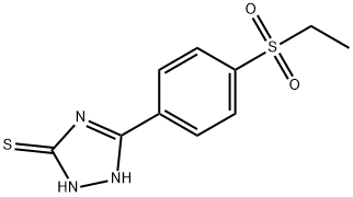 5-[4-(Ethylsulfonyl)phenyl]-1H-1,2,4-triazole-3-thiol Structure