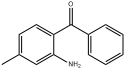 2-アミノ-4-メチルベンゾフェノン 化学構造式