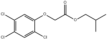 2,4,5-トリクロロフェノキシ酢酸2-メチルプロピル 化学構造式
