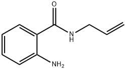 N-アリル-2-アミノベンズアミド 化学構造式