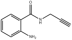 2-アミノ-N-(2-プロピニル)ベンゼンカルボオキサミド 化学構造式