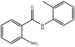 2-アミノ-N-(O-トリル)ベンズアミド 化学構造式