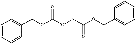 (ベンジルオキシカルボニルオキシ)カルバミド酸ベンジル 化学構造式