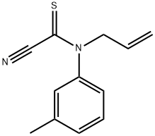m-Formotoluidide,  N-allyl-1-cyanothio-  (7CI,8CI) Struktur