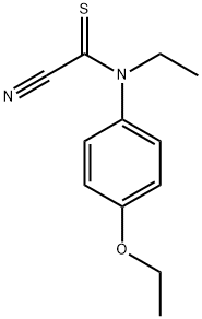 p-Formophenetidide,  1-cyano-N-ethylthio-  (7CI,8CI) Structure