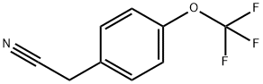 4-(トリフルオロメトキシ)フェニルアセトニトリル 化学構造式