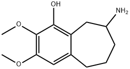 8-アミノ-2,3-ジメトキシ-6,7,8,9-テトラヒドロ-5H-ベンゾシクロヘプテン-1-オール 化学構造式