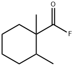 Cyclohexanecarbonyl fluoride, 1,2-dimethyl- (9CI) Structure