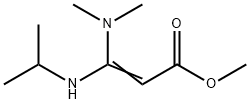 3-(Dimethylamino)-3-(isopropylamino)propenoic acid methyl ester Structure