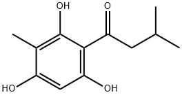 3-Methyl-1-(2,4,6-trihydroxy-3-methylphenyl)-1-butanone Structure