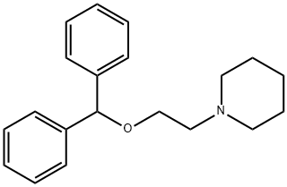 1-(2-benzhydryloxyethyl)piperidine Structure