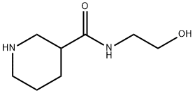 ピペリジン-3-カルボン酸(2-ヒドロキシ-エチル)アミド 化学構造式