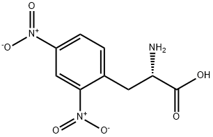 2,4-ジニトロ-L-フェニルアラニン 化学構造式