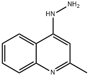 4ヒドラジノ2メチルキノリン 化学構造式