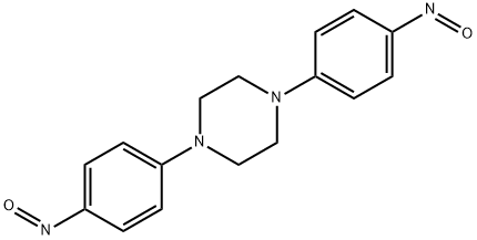 1,4-bis(4-nitrosophenyl)piperazine Structure
