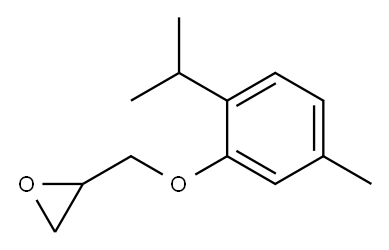 2-[(2-ISOPROPYL-5-METHYLPHENOXY)METHYL]OXIRANE Structure