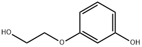 2-(3-ヒドロキシフェノキシ)エタノール 化学構造式