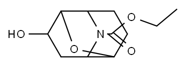 4-Hydroxy-2-oxa-7-azatricyclo[4.4.0.03,8]decane-7-carboxylic acid ethyl ester Structure