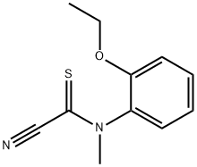 o-Formophenetidide,  1-cyano-N-methylthio-  (7CI,8CI) Structure