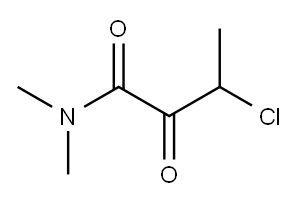 Butanamide,  3-chloro-N,N-dimethyl-2-oxo- Structure
