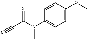 p-Formanisidide,  1-cyano-N-methylthio-  (7CI,8CI) Structure