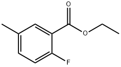 2-氟-5-甲基苯甲酸乙酯, 496841-90-8, 结构式