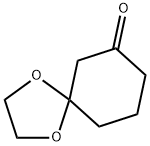 1,4-ジオキサスピロ[4.5]デカン-7-オン 化学構造式
