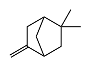 2,2-Dimethyl-5-methylenebicyclo[2.2.1]heptane. 结构式