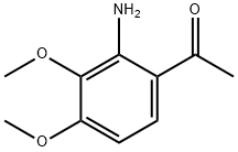 1-(2-アミノ-3,4-ジメトキシフェニル)エタノン 化学構造式