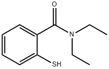 BenzaMide, N,N-diethyl-2-Mercapto- Structure