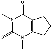 6,7-Dihydro-1,3-dimethyl-1H-cyclopentapyrimidine-2,4(3H,5H)-dione Structure