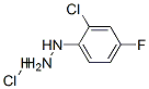 2-氯-4-氟苯肼盐酸盐, 497959-29-2, 结构式