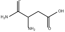 3,4-Diamino-4-oxobutyric acid Structure