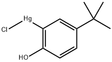 汞氯丁酚, 498-73-7, 结构式