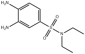 3,4-DIAMINO-N,N-DIETHYL-BENZENESULFONAMIDE Structure