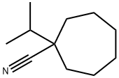 Cycloheptanecarbonitrile, 1-(1-methylethyl)- (9CI) Structure