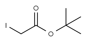 ヨード酢酸TERT-ブチル 化学構造式