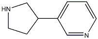3-PYRROLIDIN-3-YLPYRIDINE Struktur