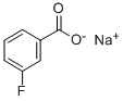 3-氟苯甲酸钠, 499-57-0, 结构式