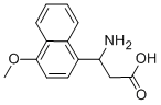 3-AMINO-3-(4-METHOXY-NAPHTHALEN-1-YL)-PROPIONIC ACID Structure