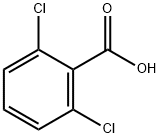 2,6-二氯苯甲酸, 50-30-6, 结构式