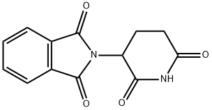 沙利度胺, 50-35-1, 结构式