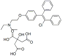 枸橼酸氯米芬 结构式