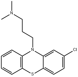 Chlorpromazine Struktur