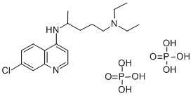 磷酸氯喹 结构式