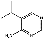 Pyrimidine, 4-amino-5-isopropyl- (7CI,8CI) Structure