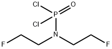 ビス(2-フルオロエチル)アミノジクロロホスフィンオキシド 化学構造式