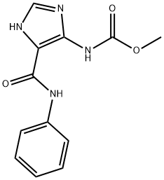 Carbamic acid, [5-[(phenylamino)carbonyl]-1H-imidazol-4-yl]-, methyl ester Structure