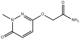 Acetamide, 2-[(1,6-dihydro-1-methyl-6-oxo-3-pyridazinyl)oxy]- (9CI) 结构式