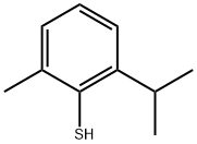 Benzenethiol, 2-methyl-6-(1-methylethyl)- (9CI) Structure